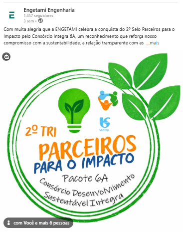 Post LinkedIn Engetami