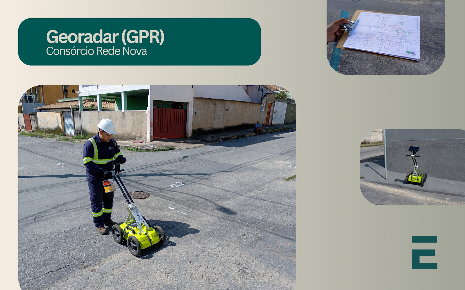 Sondagens com georadar (GPR)